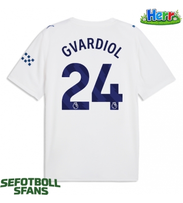 Manchester City Josko Gvardiol #24 Tredje Tröja 2026-27 Kortärmad